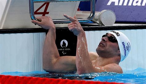 3 p.m pdt|Israeli Swimmer Ami Dadaon Wins Gold Medal in Men's 100m.